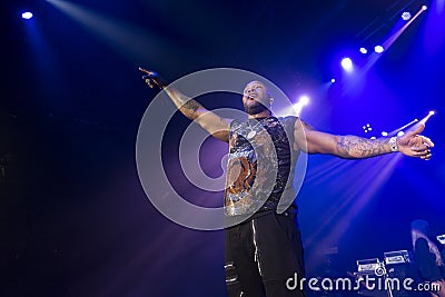 Flo Rida on Stage at Credit Union Place Editorial Stock Photo