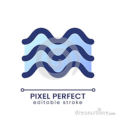 Float animation pixel perfect gradient fill ui icon Vector Illustration