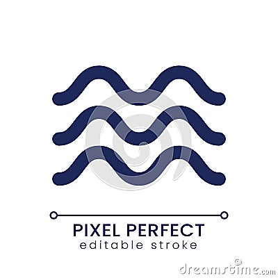 Float animation pixel perfect linear ui icon Vector Illustration
