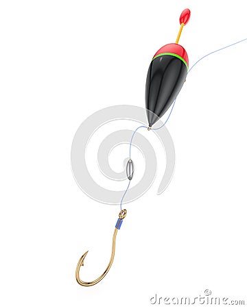 Float fishing rig Stock Photo