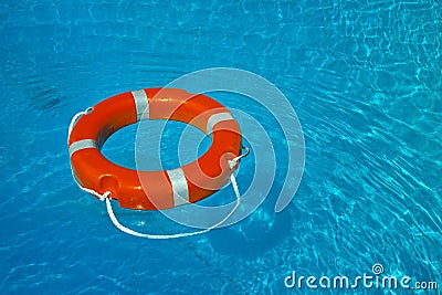 Float lifesaver Stock Photo