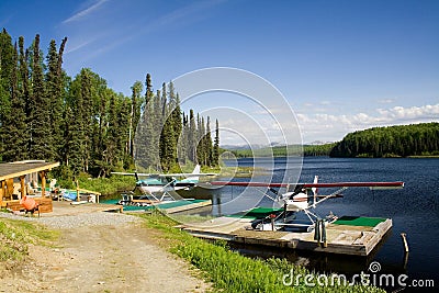 Float Plane Base Stock Photo