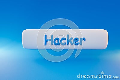 floating chat symbol for phone application on colorfull infinite background todo list icon symbol hacker it security virus Cartoon Illustration