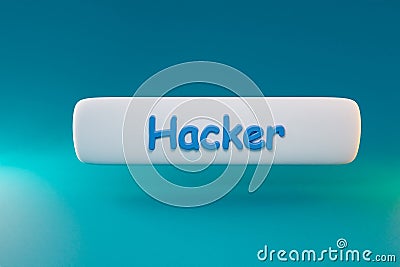 floating chat symbol for phone application on colorfull infinite background todo list icon symbol hacker it security virus Cartoon Illustration