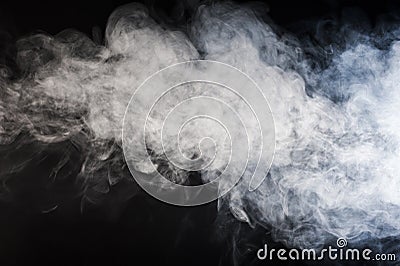 Floating smoke Stock Photo