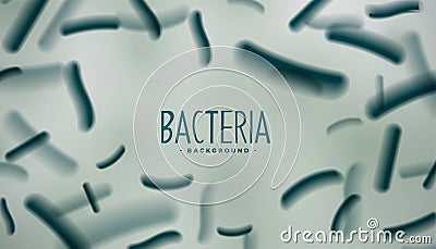 Floating virus or bacteria infection background design Vector Illustration