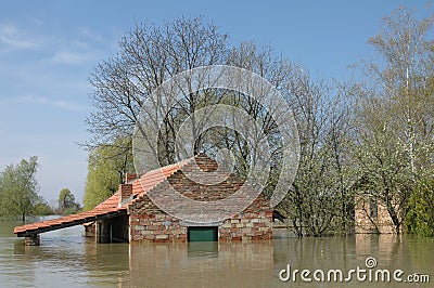 Flood Stock Photo