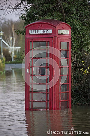 Flooding - Yorkshire - England Editorial Stock Photo