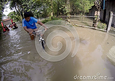 Floods Editorial Stock Photo