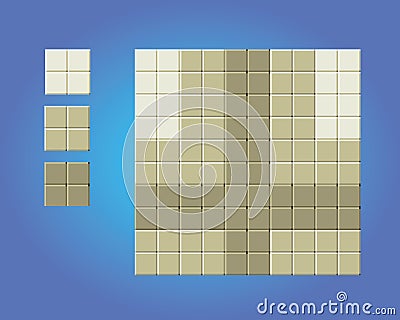 Floor game tiles - pixel art style vector illustration Vector Illustration