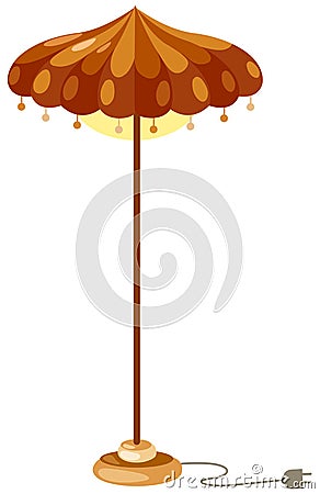 Floor lamp Vector Illustration