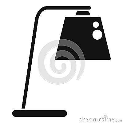 Floor lamp icon simple vector. Decor relax led Vector Illustration
