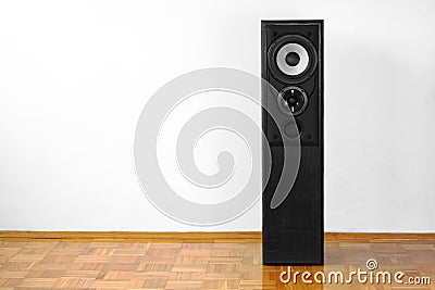 Floor loudspeaker Stock Photo