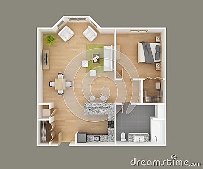 Floor plan Cartoon Illustration