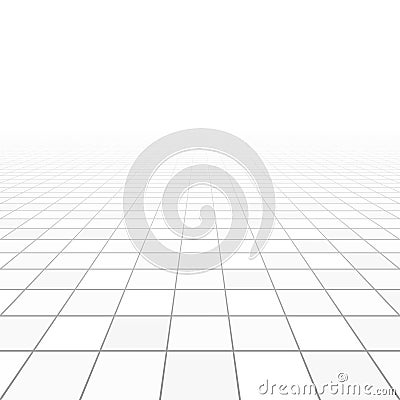 Floor tiles perspective Vector Illustration