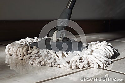 Floor washer Stock Photo