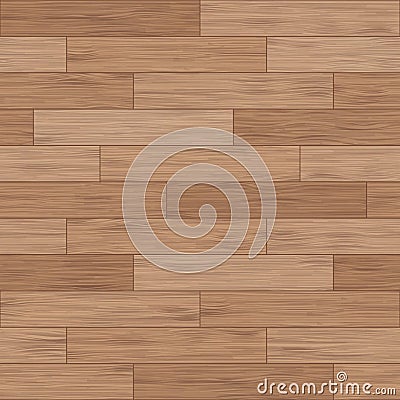 Floor wood parquet. Flooring wooden seamless pattern. Design laminate. Parquet rectangular tessellation. Floor tile parquetry plan Vector Illustration