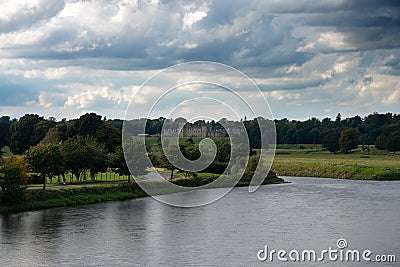 Floors Castle near Kelso Stock Photo