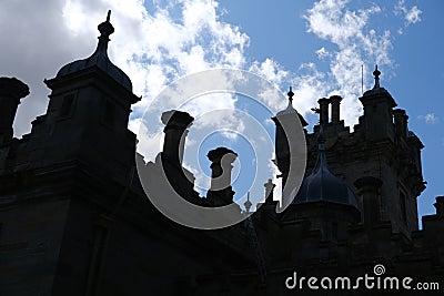 Floors Castle, in Roxburghshire, south-east Scotland Stock Photo