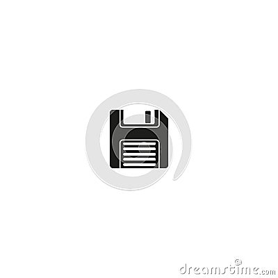 Floppy disk. diskette vector icon Vector Illustration