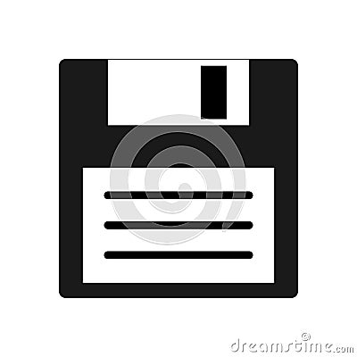 Floppy disk or save flat vector icon. For your web site design, logo, app, UI. Vector illustration Vector Illustration