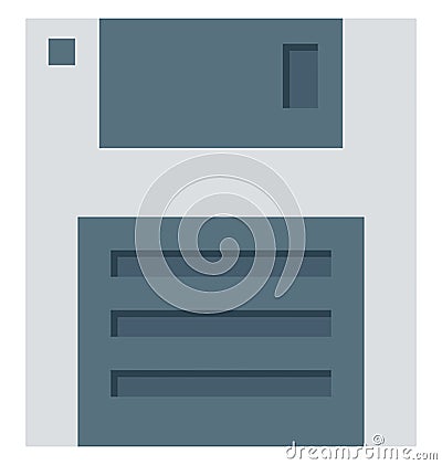 floppy, floppy drive, Isolated Vector icons that can be easily modified or edit Vector Illustration