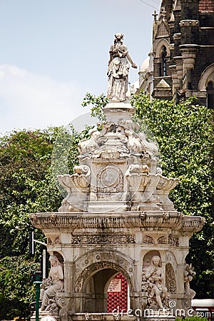 Flora Fountain, Fort, Mumbai, India Editorial Stock Photo