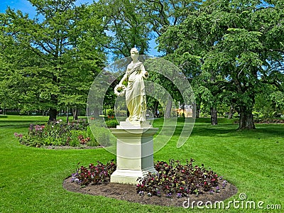 Flora Statue Stock Photo