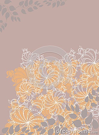 Floral background Vector Illustration