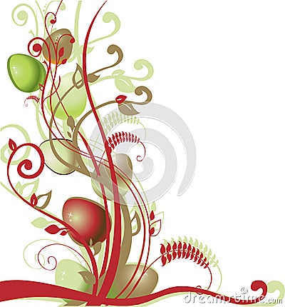 Floral background Vector Illustration