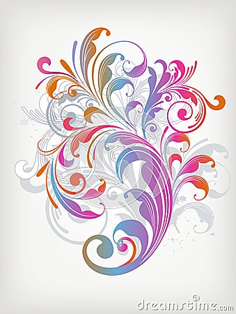 Floral background Vector Illustration
