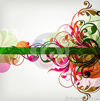 Floral background Vector Illustration