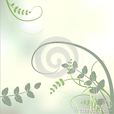 Floral background, meadow, garden Vector Illustration