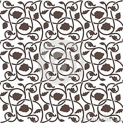 Floral background tile Vector Illustration