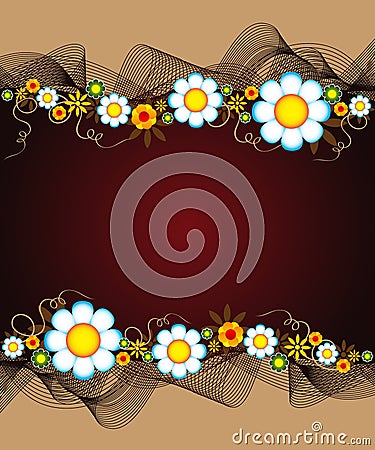 Floral bckground Vector Illustration