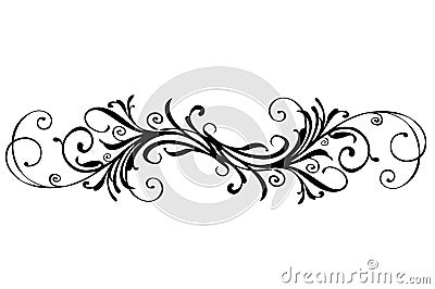 Floral border Stock Photo