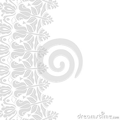 Floral Fine Frame Stock Photo