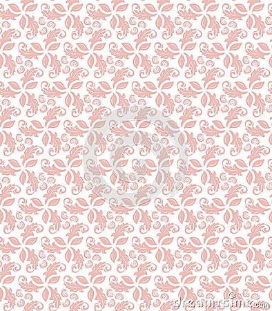 Floral Fine Seamless Pattern Stock Photo