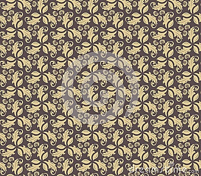 Floral Fine Seamless Pattern Stock Photo