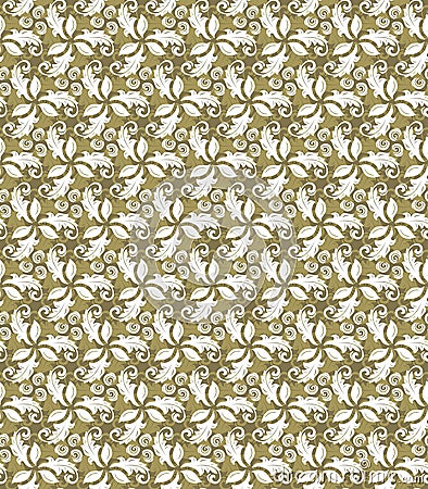 Floral Fine Seamless Vector Pattern Vector Illustration