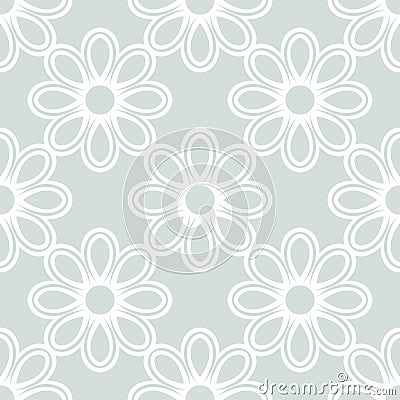Floral Fine Seamless Vector Pattern Vector Illustration