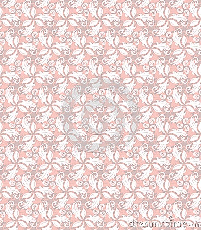 Floral Fine Seamless Vector Pattern Vector Illustration