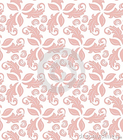 Floral Fine Seamless Vector Pattern Vector Illustration