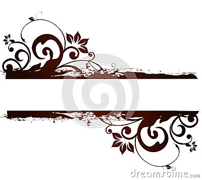 Floral frame Vector Illustration