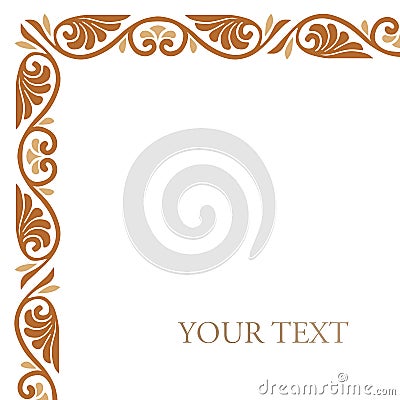 Floral frame Vector Illustration