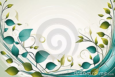 floral frame design. vector illustrationfloral frame design. vector illustrationabstract floral Cartoon Illustration