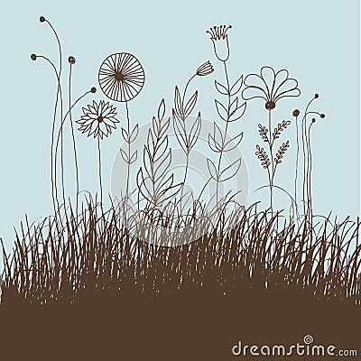 Floral illustration Vector Illustration