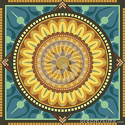 Floral Mandala Vector Illustration