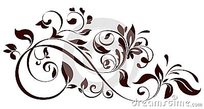 Floral ornament Vector Illustration