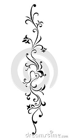 Floral ornament Vector Illustration